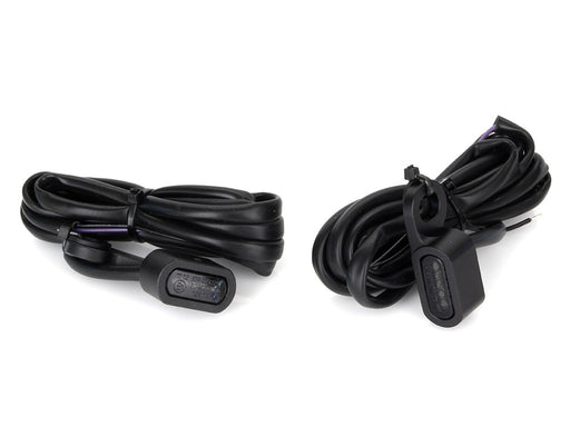 Under Perch Turn Signals - Black. Fits Sportster 2014-2021