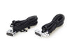 Under Perch Turn Signals with Daytime Running Lights - Chrome. Fits Softail 2015-2024 & Touring 2009-2023 Models with Cable Clutch.