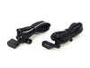 Under Perch Turn Signals with Daytime Running Lights - Black. Fits Softail 2015-2024 & Touring 2009-2023 Models with Cable Clutch.