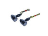 Rear LED Mini Bullet Run/Brake/Turn Signals - Gloss Black