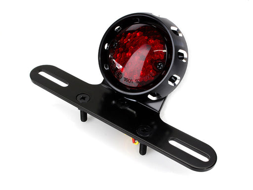 Retro Bobber LED Taillight - Black.