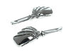 Skeleton Hand Mirrors - Chrome