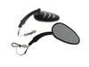 Sleek Billet Directional Mirrors with LED Indicators - Black