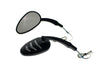 Sleek Billet Directional Mirrors with LED Indicators - Black