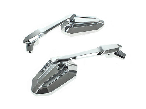 Extremity Mirrors with Adjustable Stem - Chrome