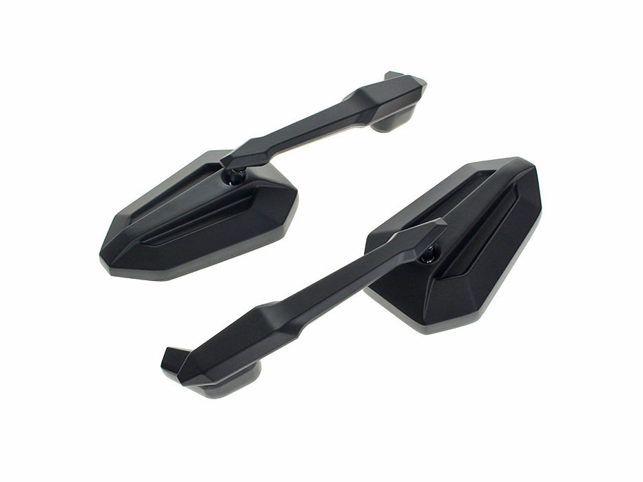 Extremity Mirrors with Adjustable Stem - Black