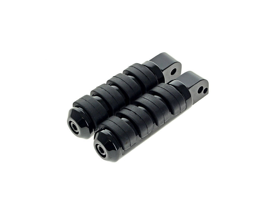 Comfort Iso Style Large Footpegs - Black. Fits Softail 2018up Rear Passenger