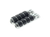 Comfort Iso Style Large Footpegs - Chrome. Fits Softail 2018up Front Rider
