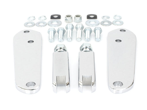 Highway Peg Supports - Chrome. Fits Dyna 1991-2017.