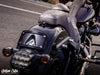 Laydown Curved Number Plate Frame with Mount - Gloss Black