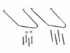 Saddlebag Supports - Chrome. Fits FX Softail 2006-2015 & Fatboy 2007-2017
