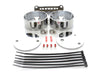 Dual Gauge Mount - Chrome. Fits Dyna 1995-2005 & Sportster 1995-2011.