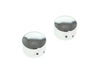Front Axle Caps - Chrome. Fits Touring 2008up, Softail 2007-2017, Dyna 2008-2017, Sportster 2008-2021, V-Rod 2008-2011, Street 2015-2020