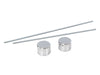 Rear Axle Covers - Chrome. Fits Softail 2018up