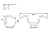 18in. x 1-1/2in. Ape Hanger Handlebar - Chrome.