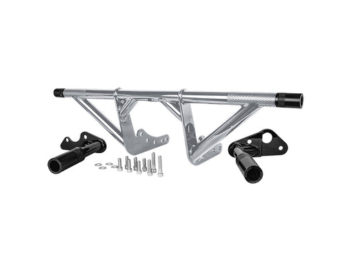 Front & Rear Brawler Crash Bar Kit - Chrome. Fits Softail 2018-2024 With Mid Mounts