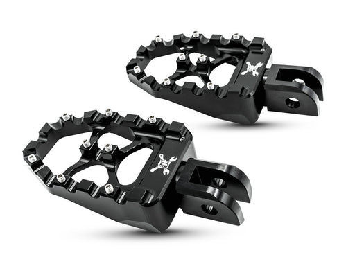 MX Evolution Footpegs - Black. Fits Softail 2018up Front Rider