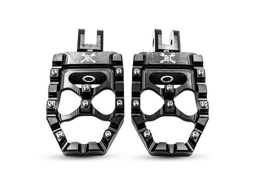 MX Evolution Footpegs - Black. Fits Softail 2018up Front Rider