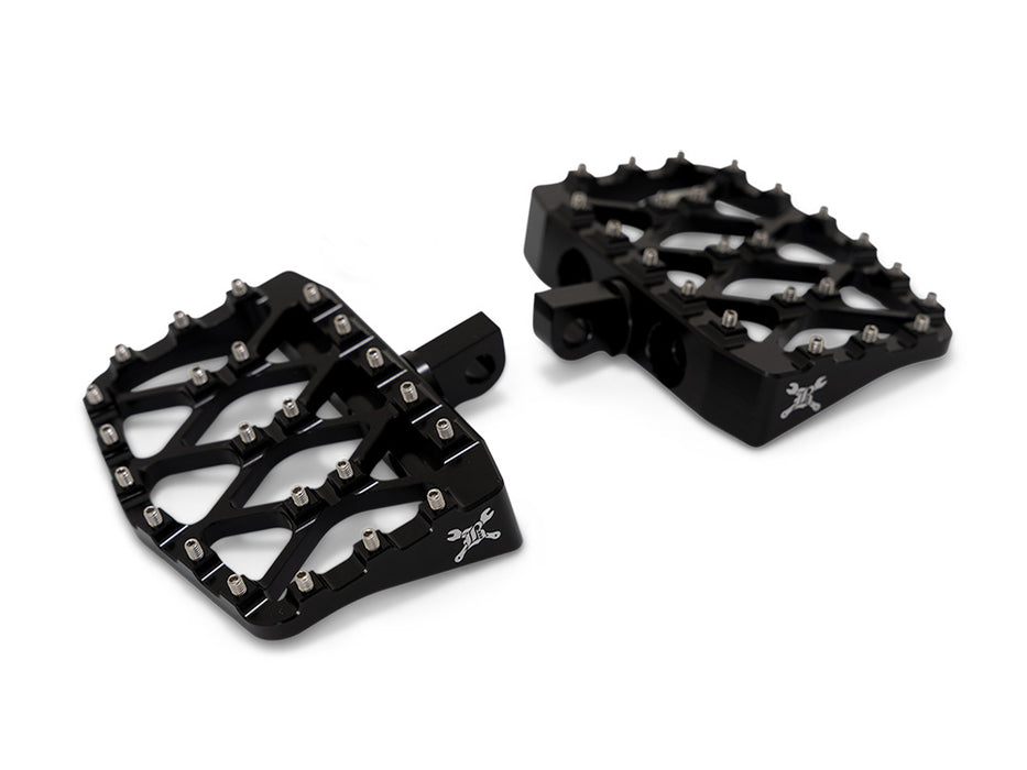 MX Evolution Mini Floorboards with HD Male Mount - Black