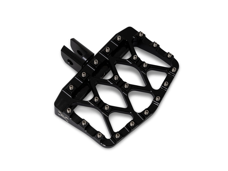MX Evolution Mini Floorboards - Black. Fits Softail 2018up Front Rider