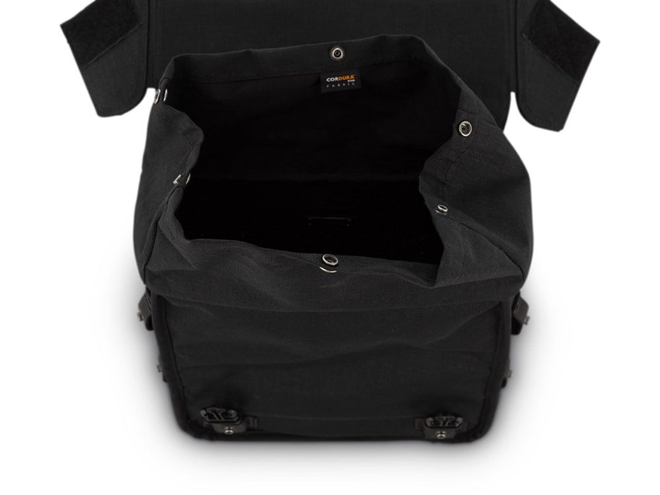 Throw-Over Saddlebags - Black Cordura.