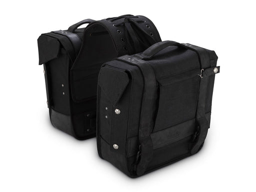 Throw-Over Saddlebags - Black Cordura.