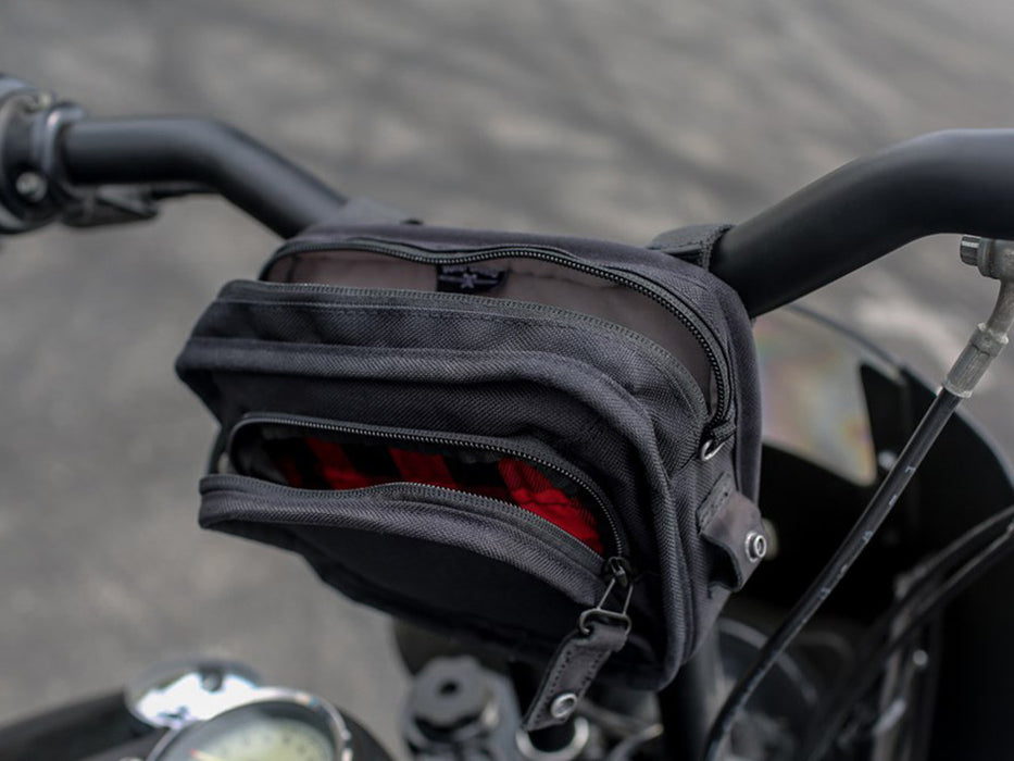 Handlebar Bag - Black Cordura.