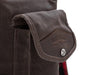 Sissy Bar Backpack - Dark Oak Wet Waxed.