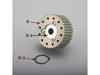 Open Belt Drive Clutch Hub. 2-3/4in. & 3in. Wide Drives. Fits Most Big Twin 1990up.