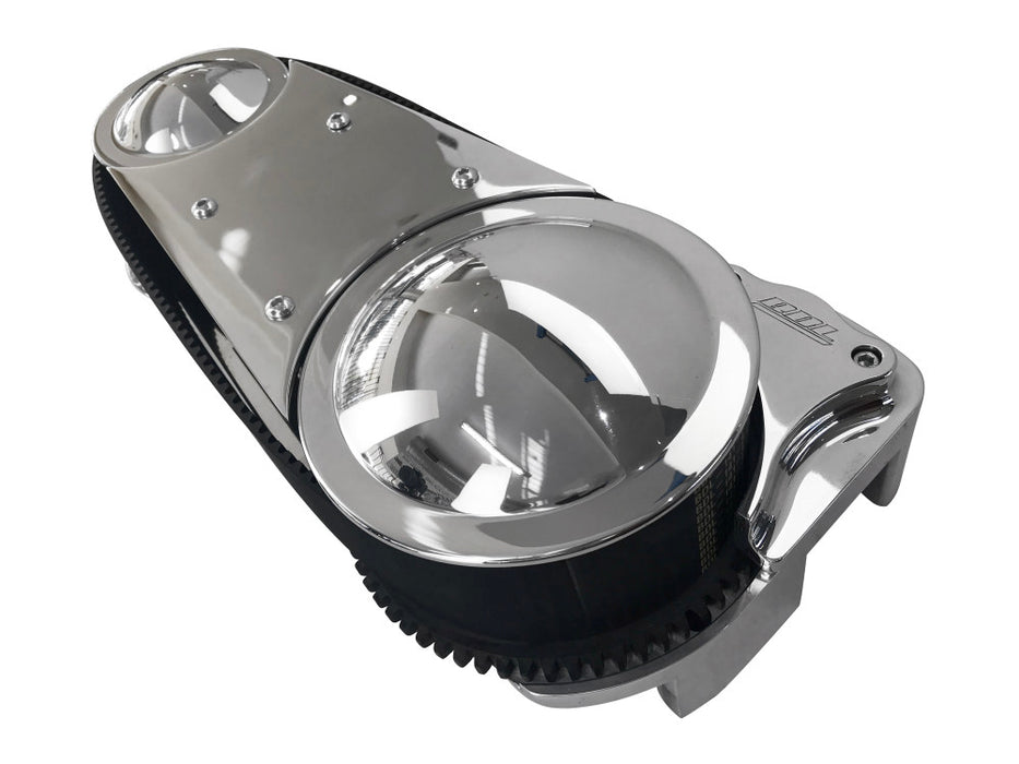 3in. Open Primary Belt Drive Kit - Polished. Fits Softail 1990-2006.