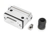 Lockheed Style Rear Brake Master Cylinder - Chrome. Fits Big Twin 1973-1979 with Disc Brake.