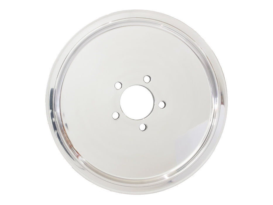 65 Tooth x 1.5in. Solid Rear Pulley - Polished. Fits Big Twin 1980-1999 with 1-1/2in. Wide Belt.