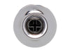 Hardware Kit - Black Screw with Chrome Baseplate. Fits Biltwell Tahoe Helmet