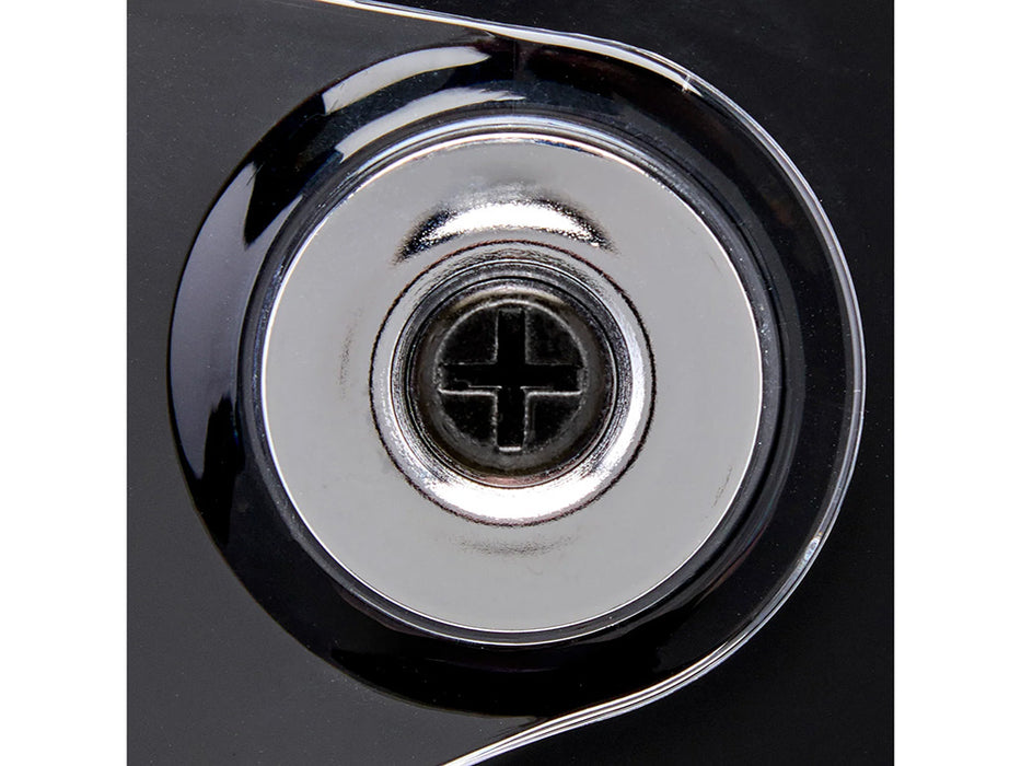 Hardware Kit - Black Screw with Chrome Baseplate. Fits Biltwell Tahoe Helmet