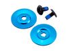 Hardware Kit - Black Screw with Blue Baseplate. Fits Biltwell Tahoe Helmet