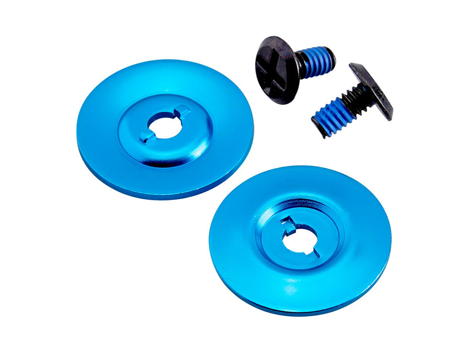 Hardware Kit - Black Screw with Blue Baseplate. Fits Biltwell Tahoe Helmet