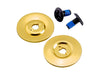 Hardware Kit - Black Screw with Gold Baseplate. Fits Biltwell Tahoe Helmet