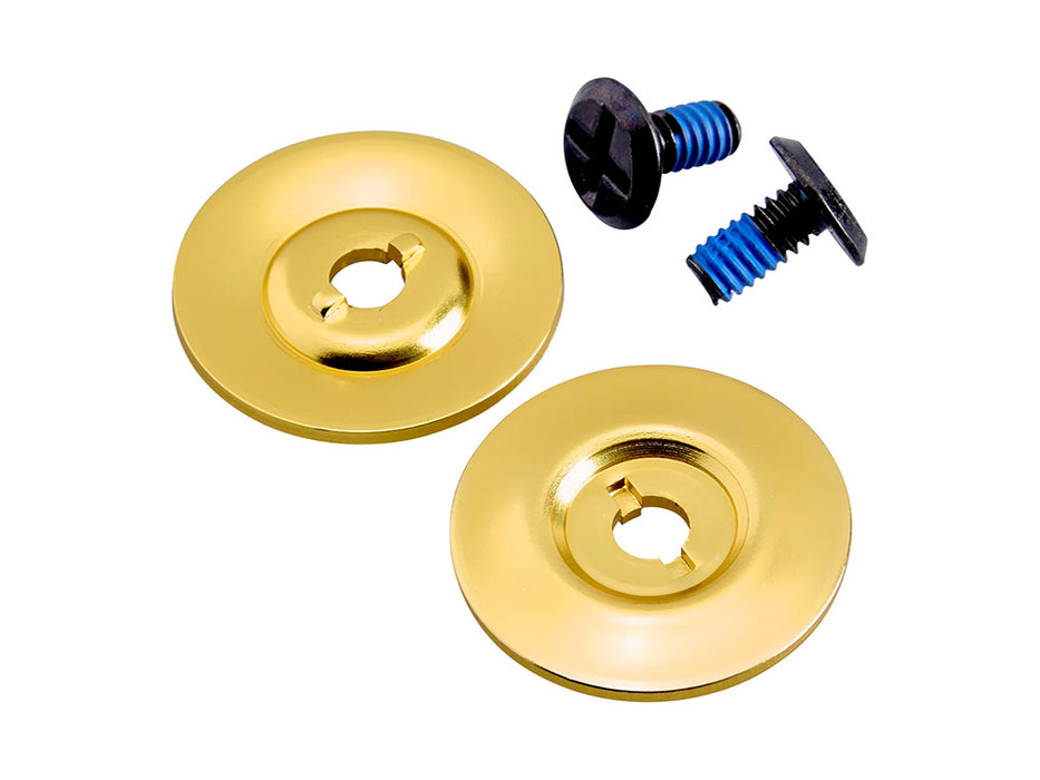 Hardware Kit - Black Screw with Gold Baseplate. Fits Biltwell Tahoe Helmet
