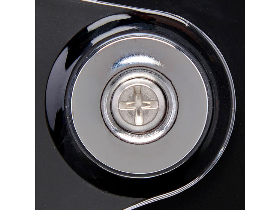 Hardware Kit - Stainless Screw with Chrome Baseplate. Fits Biltwell Tahoe Helmet