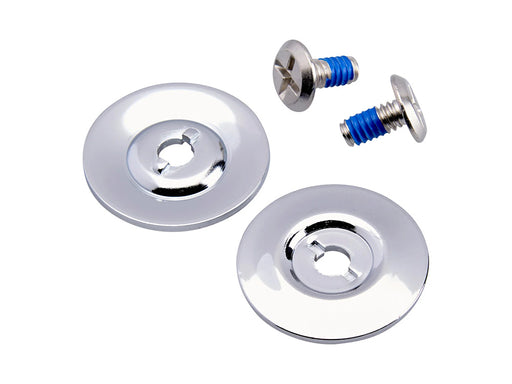 Hardware Kit - Stainless Screw with Chrome Baseplate. Fits Biltwell Tahoe Helmet
