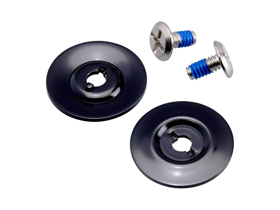 Hardware Kit - Stainless Screw with Black Baseplate. Fits Biltwell Tahoe Helmet