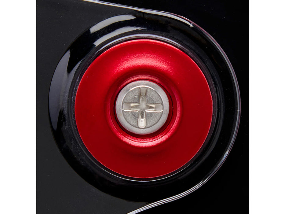 Hardware Kit - Stainless Screw with Red Baseplate. Fits Biltwell Tahoe Helmet