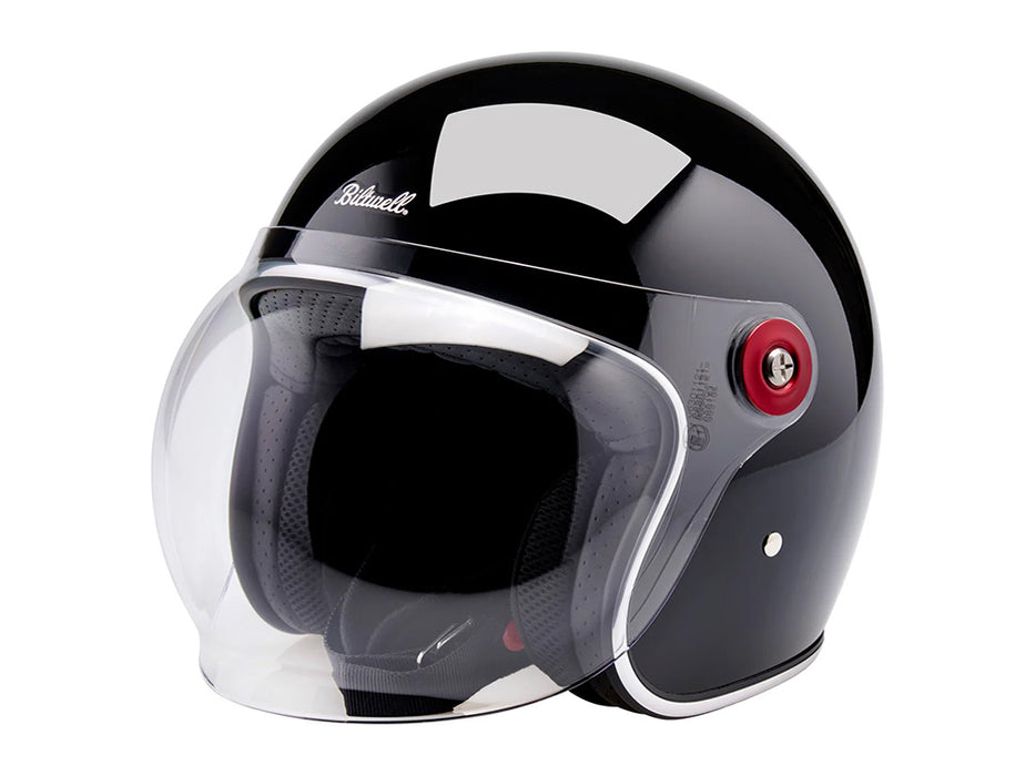Hardware Kit - Stainless Screw with Red Baseplate. Fits Biltwell Tahoe Helmet