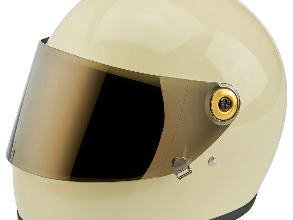 Hardware Kit - Black Screw with Gold Baseplate. Fits Biltwell Gringo S and Lane Splitter Helmets