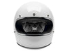 Gringo Helmet - Gloss White with ECE R22.06 Compliance