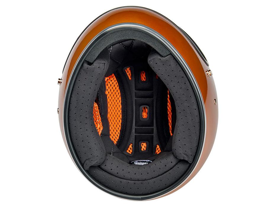 Gringo Helmet - Metallic Sunburst with ECE R22.06 Compliance