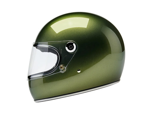 Gringo S Helmet - Metallic Dart Green with ECE R22.06 Compliance