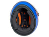 Gringo S Helmet - Apex Gloss White, Red & Blue with ECE R22.06 Compliance