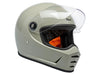 Lane Splitter Helmet - Gloss Chalk with ECE R22.06 Compliance