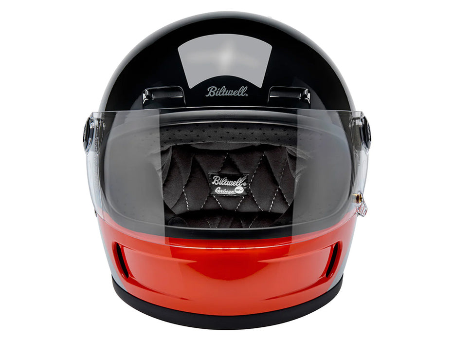 Gringo SV Helmet - Intersection Black, Orange & Grey with ECE R22.06 Compliance